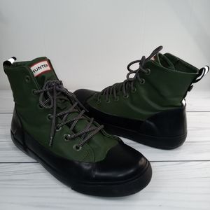 Hunter For Target Green Black Unisex High Top Sneakers